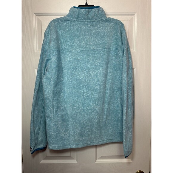 Size L Chubbies The Tundra Quarter Zip Fleece Pullover Sweater Blue Mens NEW - Picture 2 of 3